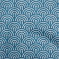 thumbnail image 1 of oneOone Polyester Spandex Medium Blue Fabric Asian Japanese Motif Sewing Craft Projects Fabric Prints By Yard 56 Inch Wide, 1 of 4