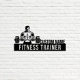 thumbnail image 5 of Handmadetneonsign Fitness Trainer Metal Nameplate, Weightlifter Desk Nameplate, Trainer Desk Decor 037900, 5 of 5