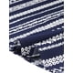 thumbnail image 5 of Blusa de vacaciones de mujer plus size bohemia de hombros descubiertos y manga corta con estampado 2X azul oscuro, 5 of 6