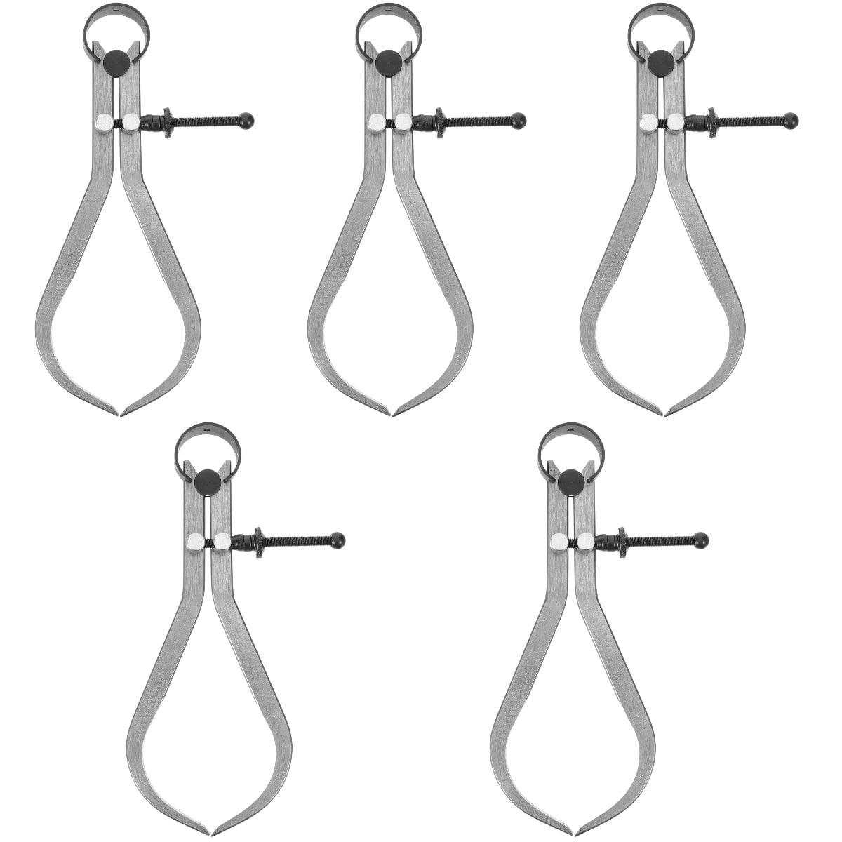 MLINS 5pcs Internal External Caliper Measuring Caliper Universal Caliper Measuring Tool ​