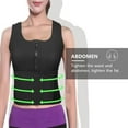 thumbnail image 3 of FIEWESEY Women Waist Trainer Corset Sauna Thermo Sweat Weight Loss Body Shaper Corset (Black, M), 3 of 6