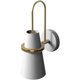 thumbnail image 1 of E27 Sconce Light Modern Nordic Macaron Wall Sconce Interior Industrial Loft Decor Iron Horn Wall Sconce, Pasillo Dormitorio Sala de estar Comedor Hotel (Blanco) Ofspeizc HY-2011, 1 of 5