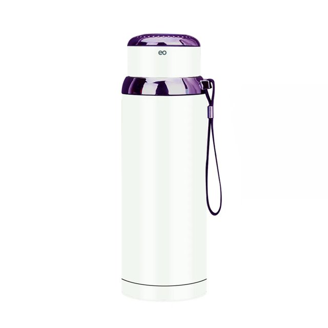 Botella De Agua Fría/caliente Termo Acero Inoxidable 1000ml Blanco