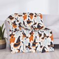 thumbnail image 4 of Halloween Throw Blankets Super Soft Blanket Halloween Bat Pumpkin Cozy Blanket for Bedroom and Living Room 80"X60", 4 of 6