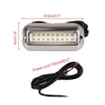 thumbnail image 5 of Jinsinto 2x 27LED Bleu Lampe de Ponton/barre Arrière Marine sous-Marine en Acier Inoxydable, 5 of 5