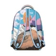 thumbnail image 4 of Space Cosmos Nebula Students Backpack Galaxy Celestial Design, Durable and Adjustable Strap School Bag for Students, 4 of 6