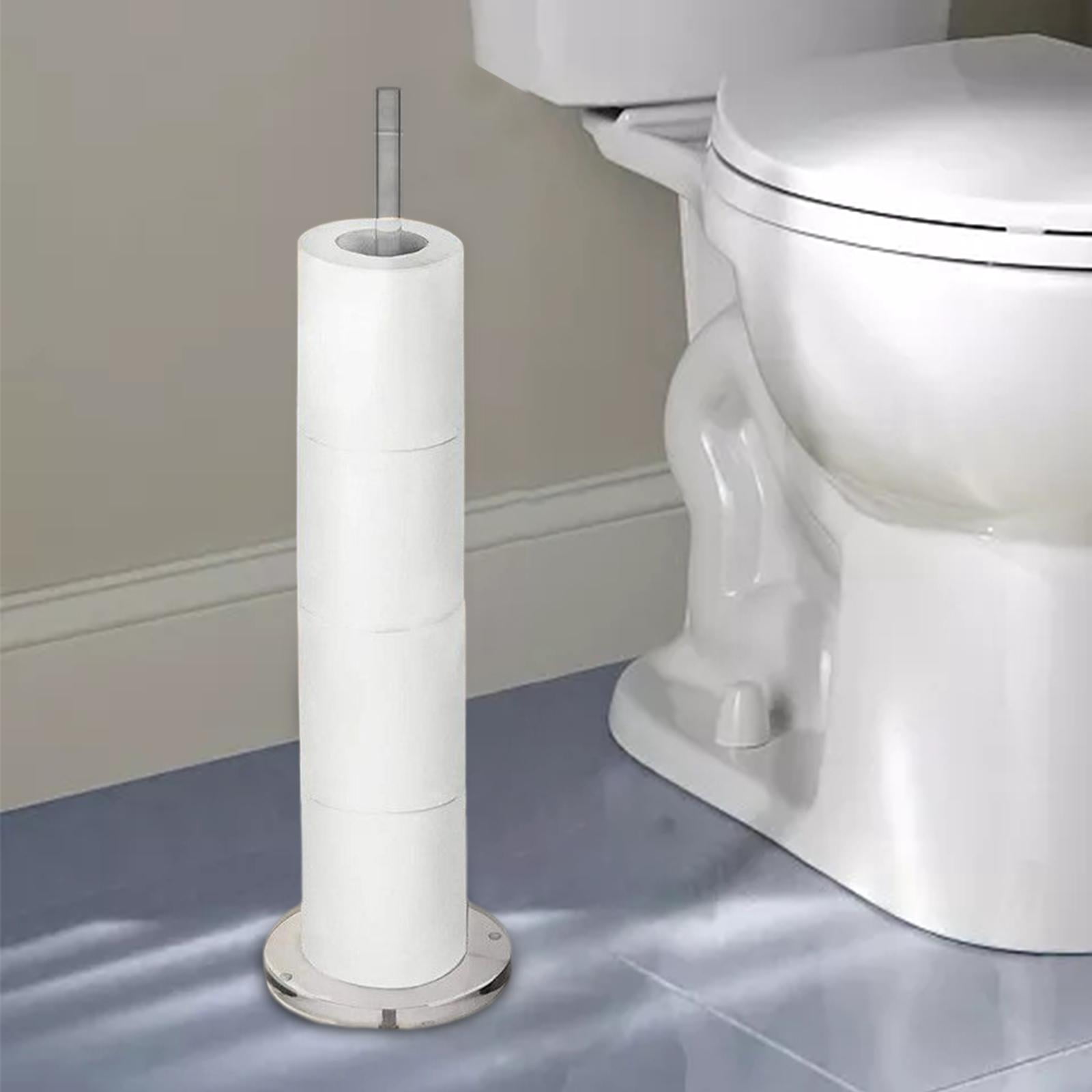 Paper Towel Holder Acrylic Modern Standing Sturdy Tissue Organization for Bathroom Washroom Indoor Restaurant Hotel