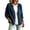 Dark Blue, variant on Breezora Women's Chunky V Neck Cardigan Sweater Loose Fit Open Front Casual Fall Knit Jacket for Layering