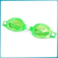 thumbnail image 1 of 2 Pcs Lunettes de Natation Ajustables Professionnelles Étanches avec Bouchons d'Oreilles NoseClip Chaud Adultes Enfants Lunettes de Natation Vert B, 1 of 6
