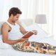 thumbnail image 5 of Balery Floral With Birds And Fantasy Flowers Pantalones de pijama para hombre, pijama ultraligero, pantalón de descanso-Large, 5 of 6