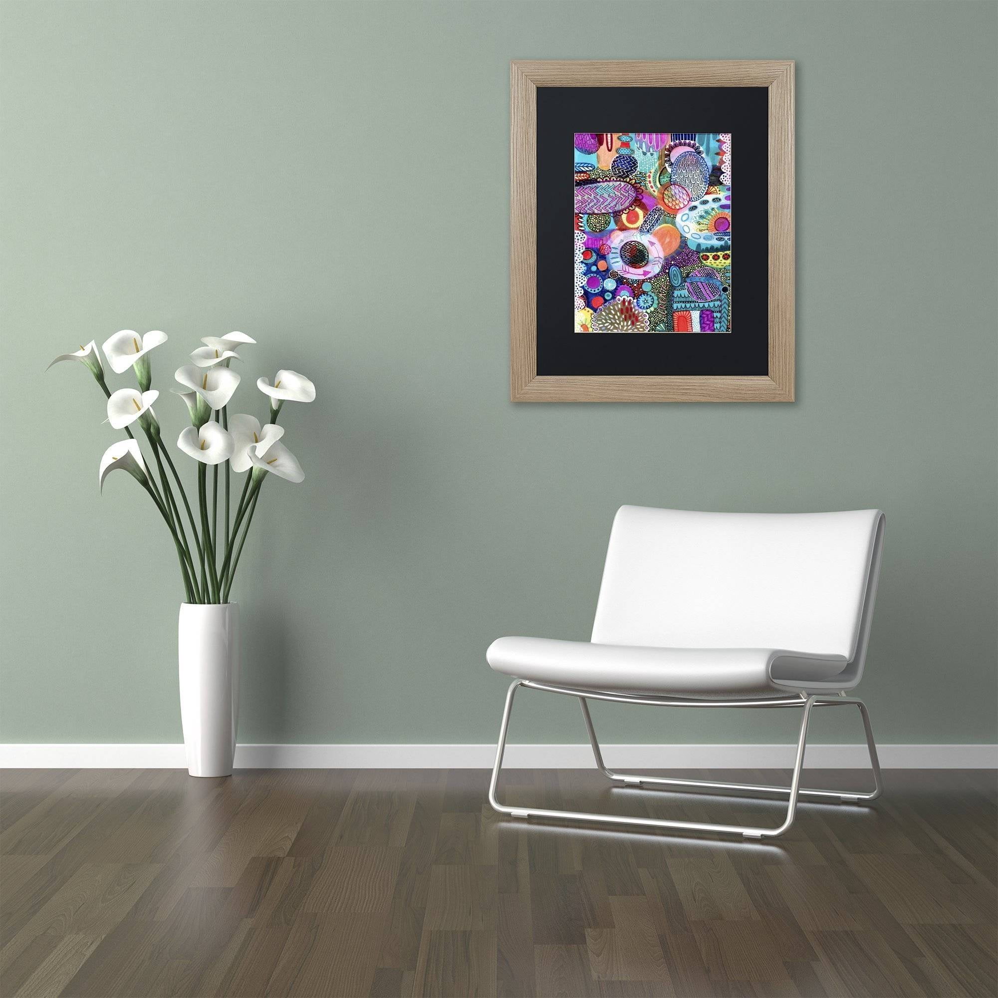 Trademark Fine Art "Creation" Canvas Art by Hello Angel, Black Matte, Birch Frame