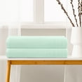 thumbnail image 3 of REGALWOVEN Waffle 2 Pack Cotton Bath Towel Set, Soft, Highly Absorbent, Quick Drying Towels for Bathroom Green 28" x 56", 3 of 7