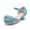 Blue, variant on BOBOGOJP Little Kids Girls Dress Pumps Glitter Sequins Princess Low Heels Princess Dress Shoes Party Dance Shoes Rhinestone Sandals Pink for Size 12.5