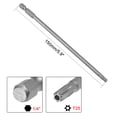thumbnail image 2 of Uxcell 1/4" Hex Shank 6" Length T25 Magnetic Security Torx Screwdriver Bit S2 Steel 2 Pack, 2 of 4