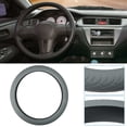thumbnail image 2 of Unique Bargains Universal Gray Silicone Anti-Slip Steering Wheel Cover Protector for Car Vehicle, 2 of 4