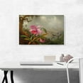 thumbnail image 2 of ARTCANVAS Orchids and Hummingbirds 1890 Canvas Art Print by Martin Johnson Heade - Size: 26" x 18" (0.75" Deep), 2 of 9