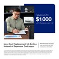 Restored Epson EcoTank ET-4850 Wireless All-in-One Cartridge-Free Supertank Printer with Scanner, Copier, Fax, ADF and Ethernet  White (Refurbished)