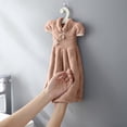 thumbnail image 1 of TIMIFIS Hand Towels Velvet Hand Towels Can Be Hung The Kitchen and Bathroom Absorbent Towels The Kitchen and Bathroom Soft Breathable Lint-Proof and Interesting Kitchen Gadgets, 1 of 6