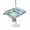 turquoise stone, variant on Outdoor Table Cloth with Umbrella Hole and Zipper, Turquoise Ombre Dragonfly Waterproof Round Tablecloth 60 Inch, Abstract Modern Art Gradient Washable Table Cover for Outside Party Patio Picnic