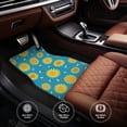 thumbnail image 6 of Naloa Bee Sunflower Car Foot Mat Set of 4 Pieces - Universal Floor Liner Neoprene Full Set Floor Mats for Cars Trucks SUV, 6 of 7