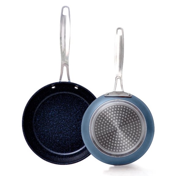 Nuwave Cookware Set - 2PC Cozy Blue Duralon Blue Ceramic Non-Stick Cookware Set