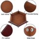 thumbnail image 3 of 2 Pieces Of Dice Boards Double-sided Dice Board. Velvet Foldable Dice Tray, 3 of 5