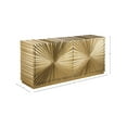 thumbnail image 3 of Meridian Furniture Golda Gold Leaf Sideboard and Buffet, 3 of 9