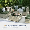 thumbnail image 6 of UDPATIO Patio Furniture Sets, Modular Rattan Outdoor Patio Sectional Furniture Sofa Set, Wicker Patio Conversation Set for Backyard, 6 of 8