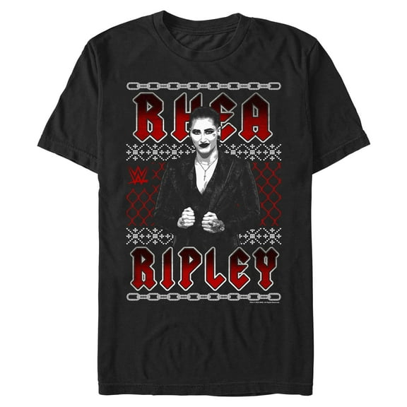 Mens WWE Rhea Ripley Ugly Sweater T Shirt