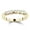 Yellow, variant on Ladies 14K Thin Designer Five Stone Natural Diamond Wedding Band (Rose Gold Size 9)