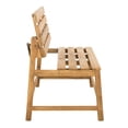 thumbnail image 5 of Safavieh Ruben Outdoor Convertible Bench and Table, Teak Finish - Natural, 5 of 12
