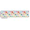 thumbnail image 2 of Horses Fabric by the Yard, Colorful Abstract Horse Silhouette Stallion Pattern Hand Drawn Wildlife Illustration, Decorative Upholstery Fabric for Sofas Home Accents, 2 Yards, Multicolor by Ambesonne, 2 of 4
