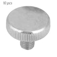 thumbnail image 2 of 10 Uds M8 Tornillos Moleteados Planos De Acero Al Carbono Chapado En Zinc Herramientas Eléctricas De Apriete Manual, 2 of 7