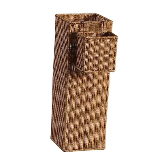 Umbrella Stand Walking Cane Organizer Basket Indoor Entryway Woven Rattan Space Saving for Restaurant
