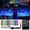 Black, variant on 4PCS Car Interior LED Strip Lights with Remote Control | Multicolor Music Sync Under Dash Lighting Kit | USB Powered for Cars & Trucks