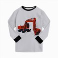 thumbnail image 5 of HFHAPW Girl Boys Print Pajamas 2 Pieces Long Sleeve Jammies Set Toddler Pjs Fall Winter Sleepwear, 5 of 6