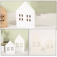 thumbnail image 3 of OULII 2Pcs Tiny Houses Wood House Decorations for Family Gathering, 3 of 8