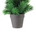 thumbnail image 3 of Northlight 0.9 FT Matte Finish Mini Pine Christmas Tree in Dark Coffee Brown Vase - Unlit, 3 of 3