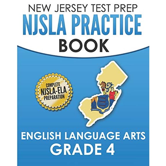 Pre-Owned NEW JERSEY TEST PREP NJSLA Practice Book English Language Arts Grade 4: Preparation for the NJSLA-ELA (Paperback) 1700010611 9781700010612