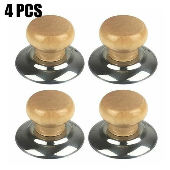 4Pcs Kitchen Cooking Pot Pan Lids Knob Lifting Handle Black Replacement Knob Lifting Handle Saucepan Lid Cookware Parts