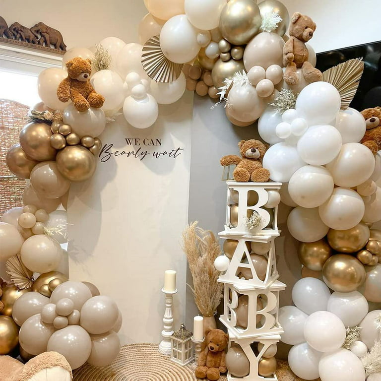 Arche Ballons Set - Nude & Blanc - The-Weddingshp