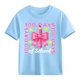 thumbnail image 4 of Blusas y camisas de manga corta con cuello redondo para niños y niñas, camisetas gráficas de manga corta, blusas con estampados bonitos para la temporada escolar., 4 of 9