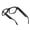 Black with Clear Blue Light Blocking Lenses, variant on Pro Gen 2 Bluetooth Smart Glasses - Navy Blue with Clear Blue Light Blocking Lenses - with Open-Ear Audio, Hands-Free Calls , Music & USB-C Charging.