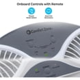 thumbnail image 4 of Comfort Zone 9" Smart Reversible Twin Window Fan with WiFi & Remote Control, 4 of 5