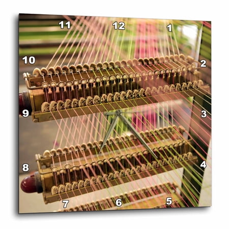 3drose, Ireland, Handweavers Mill, Weaving, Traditional Craft - Eu15 Kwi0022 - Kymri Wilt, 10x10 Wall Clock