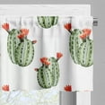 thumbnail image 3 of Ambesonne Mexican Window Valance, Cactus Plant Desert, 54" X 18", Green and Orange, 3 of 5