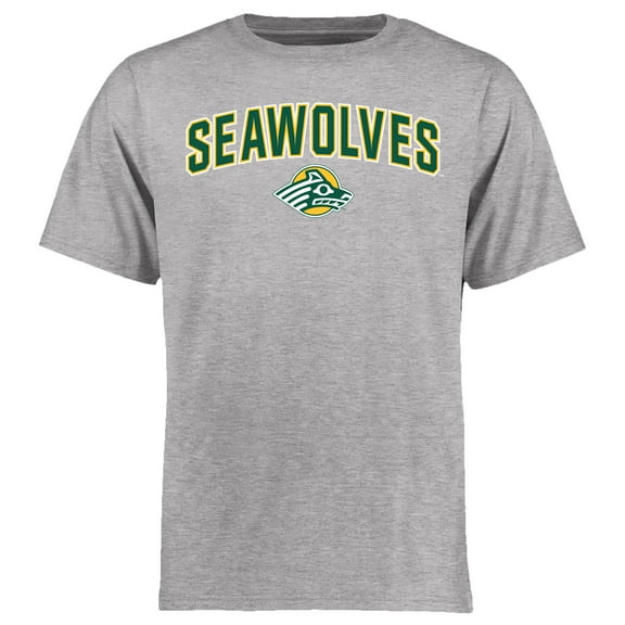 Men's Ash Alaska Anchorage Seawolves Proud Mascot T-Shirt