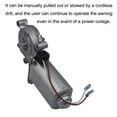 thumbnail image 4 of 266149 Motor universal de repuesto para toldo eléctrico para RV, 12 V CC, 75 RPM, compatible con toldos eléctricos Solera, incluidos conjuntos cortos y de inclinación plana, 4 of 5