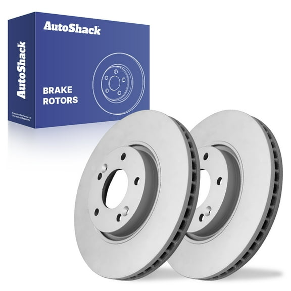 AutoShack Front Brake Rotors for Hyundai & Kia, Sonata 2006-2019 Optima 2011-2020 Tucson 2010-2018, FWD AWD L4 1.6L 2.0L 2.4L V6 3.3L - Coated - ArmorStop - 11.81" (300 mm), 5-Lug