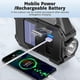 thumbnail image 4 of Camping Light, 2500mAh Solar Powered Rechargeable Waterproof Lantern, 2400 Lumen Solar Light with 6 LED Light Modes, Portable LED Light for Camping, O, 4 of 4